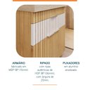 Ver imagem 5 de Conjunto Completo para Banheiro Slim Kit Ripy 60cm