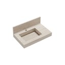Ver imagem 4 de Conjunto Completo para Banheiro Slim Kit Ripy 60cm Yescasa Bege/Wood