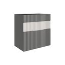 Ver imagem 3 de Conjunto Completo para Banheiro Slim Kit Ripy 60cm Yescasa Cinza