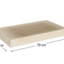 Ver imagem 3 de Prateleira em Porcelanato para Banheiro Ripy 70 Bege/Travertino Yescasa