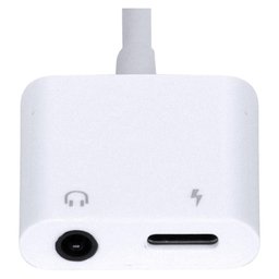 Adaptador Fone de Ouvido Celular Audio P2 3.5mm + Carregador para Usb Tipo C - Adpatc7.1 - 2