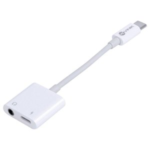 Adaptador Fone de Ouvido Celular Audio P2 3.5mm + Carregador para Usb Tipo C - Adpatc7.1