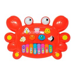 Teclado Musical Infantil - Siri - Vermelho - DM Toys - 1