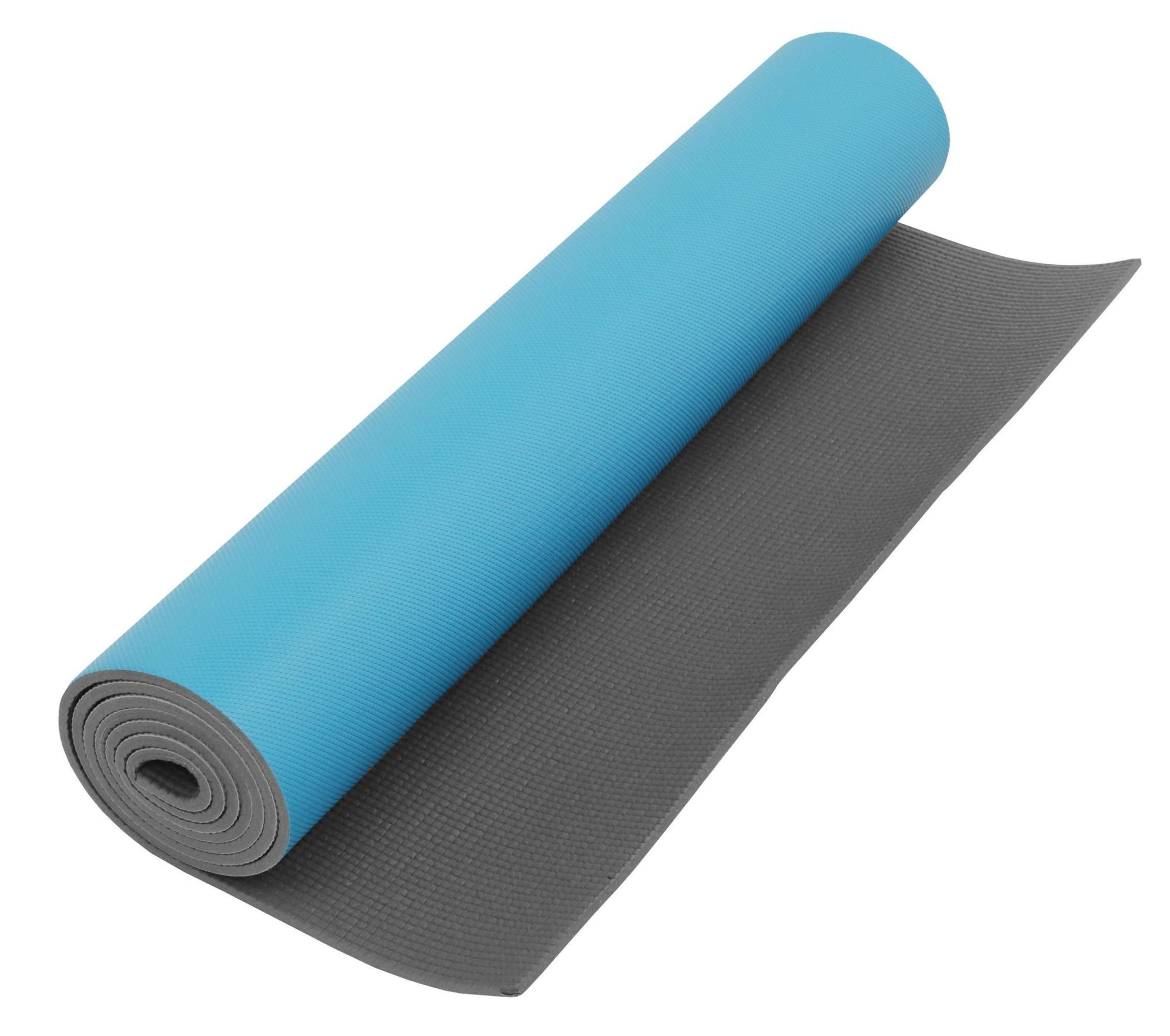 Tapete Para Yoga 4,5mm Bicolor Azul 60cmx10m Kapazi. - 3