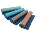 Ver imagem 2 de Tapete Para Yoga 4,5mm Bicolor Azul 60cmx10m Kapazi.