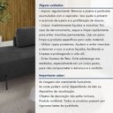 Ver imagem 5 de Sofá Canto Orgânico 4 Lugares Veludo Cinza Luna 272cm Yescasa