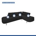 Ver imagem 7 de Sofá de Canto Luna Orgânico 265 Cm para Sala de Estar