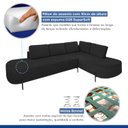 Ver imagem 5 de Sofá de Canto Luna Orgânico 265 Cm para Sala de Estar