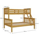 Ver imagem 3 de Beliche Solteiro / Casal Moderno 100% Madeira Maciça