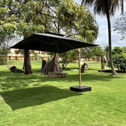 Ombrelone Guarda Sol Premium Alumínio 3x3 C/ Base em 100 L - 12