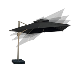 Ombrelone Guarda Sol Premium Alumínio 3x3 C/ Base em 100 L - 9