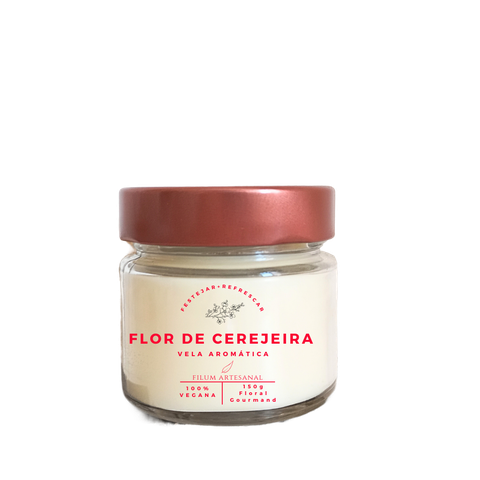 Vela Aromática Perfumada Flor de Cerejeira - 140g