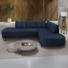 Sofá de Canto Luna Orgânico 265 Cm para Sala de Estar - 9