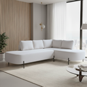 Ver imagem 2 de Sofá de Canto Luna Orgânico 265cm para Sala de Estar