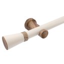 Ver imagem 1 de Kit Varão para Cortina Completo 28mm 2 Metros com Emenda Jade