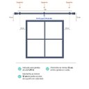 Ver imagem 3 de Kit Varão para Cortina Completo 28mm 2 Metros com Emenda Jade