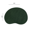 Ver imagem 3 de Tapete Orgânico Bean Antiderrapante 200x250cm para Quarto e Sala Lumière São João