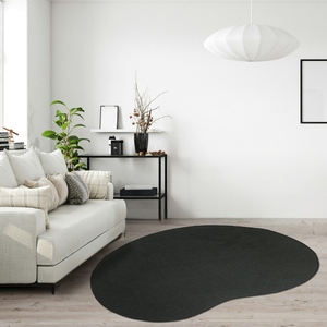 Tapete Orgânico Bean Antiderrapante 200x250cm para Quarto e Sala Lumière São João 