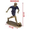 Dupla Estatuetas Decorativa em Resina Jogadores de Futebol - 3