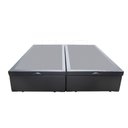Ver imagem 3 de Cama Box Baú Casal Bipartido NK Camas Sintético Cinza 41x138x188