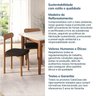 Kit Mesa de Jantar Tangará 95cm e 4 Cadeiras Pitanga CabeCasa MadeiraOriginals - 9