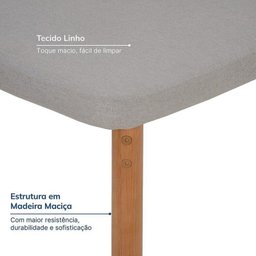 Kit Mesa de Jantar Tangará 130cm e 4 Cadeiras Pitanga Cabecasa Madeiramadeira - 5