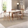 Kit Mesa de Jantar Tangará 130cm e 4 Cadeiras Pitanga CabeCasa MadeiraOriginals - 1