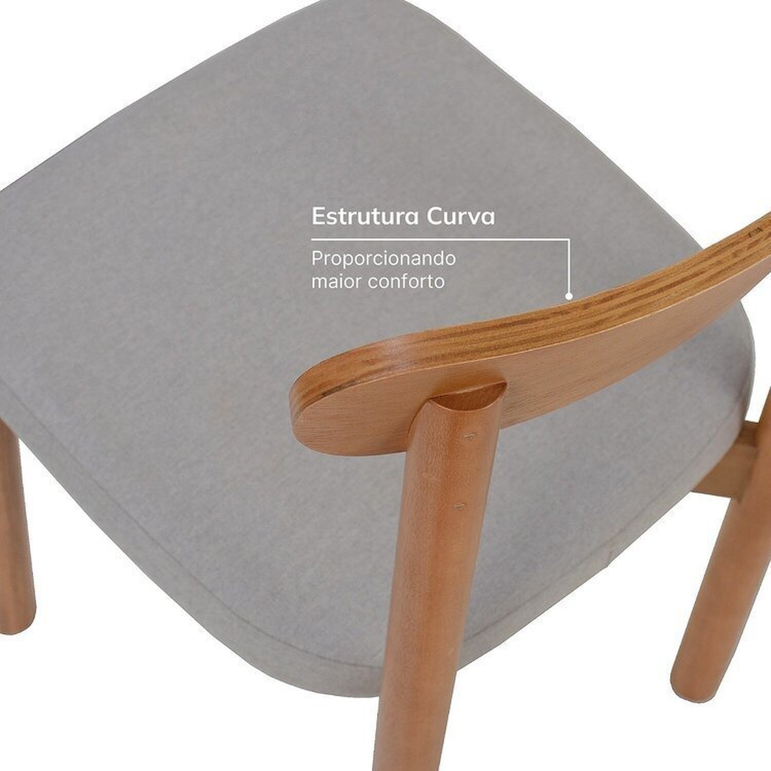 Kit Mesa de Jantar Tangará 130cm e 4 Cadeiras Pitanga Cabecasa Madeiramadeira - 6
