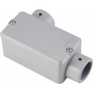 Condulete Fixo Tipo "ll" 2" com Tampa - sem Rosca - com Pintura Eletroestática a Pó