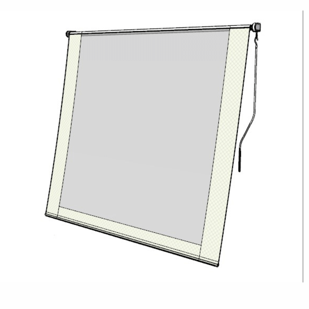 Toldo Cortina - 5,00m x 2,75m - Transparente - 1