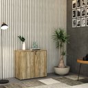 Ver imagem 7 de Armário Baixo com 2 Portas 75x80x42cm Marrom/Carvalho/Preto