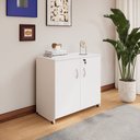 Ver imagem 3 de Armário Baixo New City 2 Portas 80 cm Branco Gebb Work