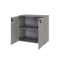 Ver imagem 2 de Armário Baixo com 2 Portas 75x80x42cm Branco/Snow