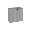 Ver imagem 3 de Armário Baixo com 2 Portas 75x80x42cm Branco/Snow