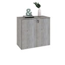 Ver imagem 5 de Armário Baixo com 2 Portas 75x80x42cm Branco/Snow