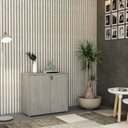 Ver imagem 7 de Armário Baixo com 2 Portas 75x80x42cm Branco/Snow
