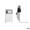 Balcão Armário Organizador Microondas e Forno Duplo Branco - 5