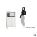 Ver imagem 5 de Balcão Armário Organizador Microondas e Forno Duplo Branco