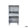 Balcão Armário Organizador Microondas e Forno Duplo Branco - 7