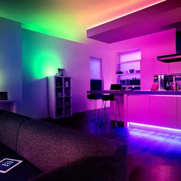 Fita Neon Mangueira Led RGB Flexível De Silicone 16 Cores 5M 12V Com Controle Remoto Para Letreiros  - 5