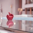 Ver imagem 2 de Escultura de Mesa Decoração de Sala Romance Vermelho Candy