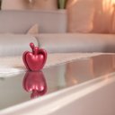 Ver imagem 4 de Escultura de Mesa Decoração de Sala Romance Vermelho Candy