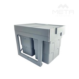 Lixeira Wasteboy Embutir Tripla 30 Litros 03 Cestos Hfele - 1