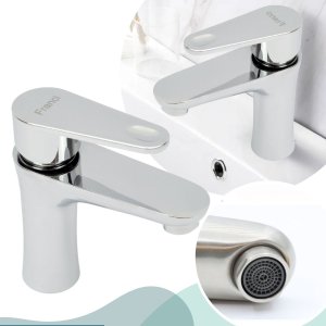Torneira Banheiro Lavabo Lavatorio Monocomando Misturador Cromado Brilhante