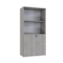 Ver imagem 3 de Armário Alto Estante com 2 Portas 161,5x80x42cm Branco/Snow