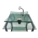 Ver imagem 4 de GABINETE DE VIDRO VERDE 40CM AC COM CUBA QUADRADA