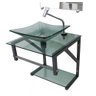 GABINETE DE VIDRO VERDE 40CM AC COM CUBA QUADRADA - 1