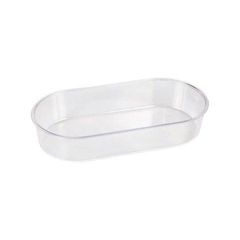 Banheira Cristal Oval Media 200ml 12 Unidades Pet Piu Jel Plast