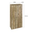 Ver imagem 4 de Armário Alto Fechado com 2 Portas 161,5cm X 80cm X 42cm