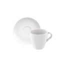 Ver imagem 1 de Kit 6 Xícaras de Capuccino com Pires Tramontina Paola em Porcelana 200 ml